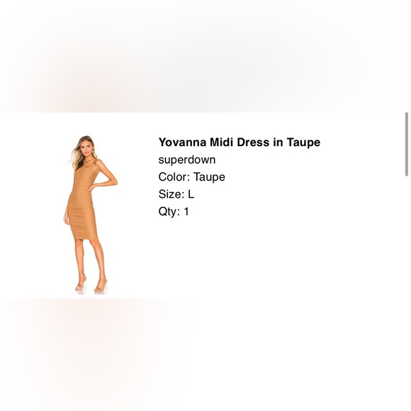 Super down size large dress - worn once. Like new. - Picture 5 of 5